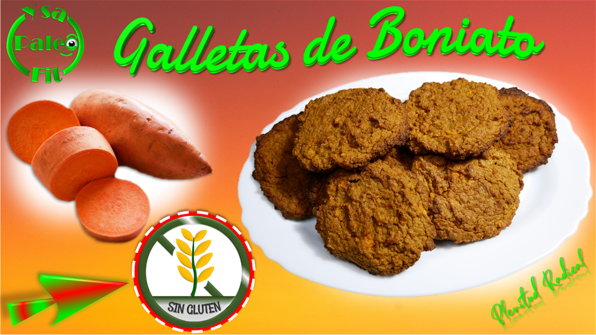 Cómo hacer GALLETAS de BONIATO SIN AZÚCARES Añadidos | SIN GLUTEN | SIN NUECES NI SEMILLAS 😲