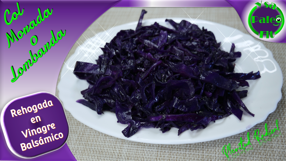 Cómo HACER COL Morada o LOMBARDA rehogada en VINAGRE Balsámico? ⭐️PALEO✔️LOW CARB ✔️ APPROVED⭐️
